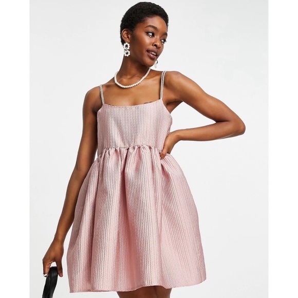 Sister Jane Dresses & Skirts - Dream Sister Jane Solstice Jacquard Mini Dress in Pink size L NWT